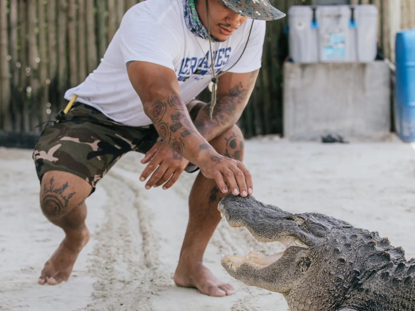 alligator handler